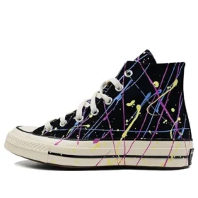 Chuck 70 High “Paint Splatter – Black”