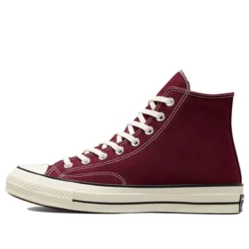 Chuck 70 High “Recycled Canvas – Deep Bordeaux”