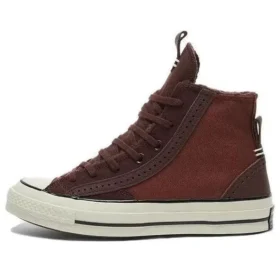 Chuck 70 Leather & Suede Sneakers “Charcoal”