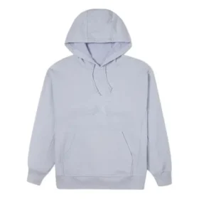 Chuck 70 Logo Embroidered Loose Hoodie Gray Blue