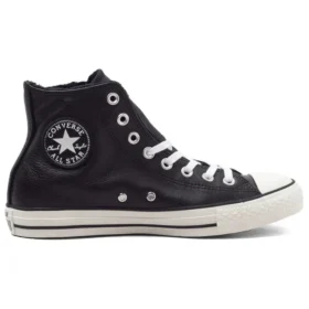 Chuck Taylor All Star “Black Leather Fur”