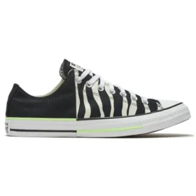 Chuck Taylor All Star “Black Zebra Print Neon Green”