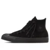 Chuck Taylor All Star Centerzip Suede High “Black Monochrome”
