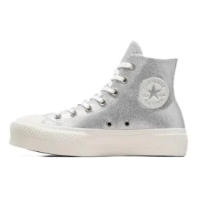 Chuck Taylor All Star Lift Hi “Silver”
