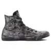 Chuck Taylor All Star Luxe Leather “Black Gray Silver”
