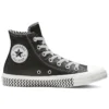 Chuck Taylor All Star Mission-V Leather High Top Black White Wave Pattern Sole “Black White”