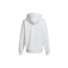 Classic Logo Athleisure Casual Sports Fleece Lined Hoodie White