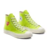 Converse x COMME des GARCONS PLAY Chuck 70 High “Bright Green”