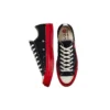 Converse x COMME des GARCONS PLAY Chuck 70 Low “Black Red”