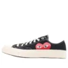 Converse x COMME des GARCONS PLAY Chuck 70 Low “Black White”