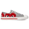 Converse x COMME des GARCONS PLAY Jack Purcell “Drizzle Red”