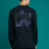 Distorted Court Long Sleeve T-Shirt Asia Sizing “Black”