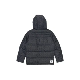 Down Fill Puffer AOP Jacket Asia Sizing “Black”