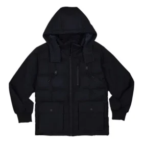 Down Mid Jacket Asia Sizing “Black”