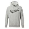 Men”s Converse Alphabet Logo Printing hooded Drawstring Gray