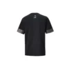 Men”s Converse City Short Sleeve Tee Cuff Contrasting Colors Sports Round Neck Black