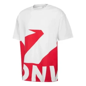 Men”s Converse Contrasting Colors Printing Sports Short Sleeve Red T-Shirt Men”s Converse Contrasting Colors Printing Sports Short Sleeve Red T-Shirt