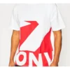 Men”s Converse Contrasting Colors Printing Sports Short Sleeve Red T-Shirt