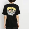 Men”s Converse Pattern Casual Sports Short Sleeve Black