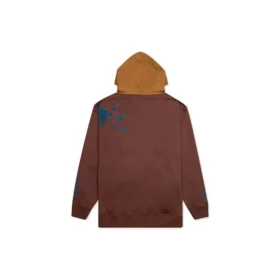 Men”s Converse x Bandulu Crossover Splash Ink Embroidered Contrasting Colors Brown
