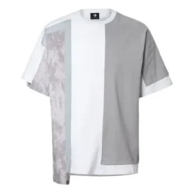 Men”s Converse x FCW Crossover Contrasting Colors Short Sleeve White