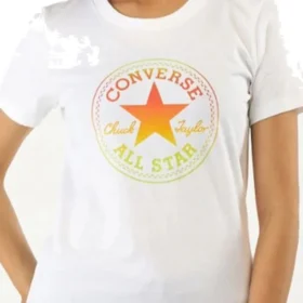 Ombre Chuck Patch Crew T-Shirt Asia Sizing “White Yellow”