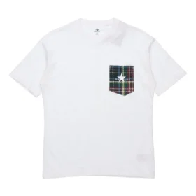 Pocket Casual Short-Sleeve Tee Mens White