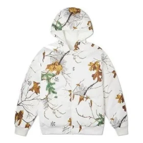 Real Tree Reversible Jacket Leaves Printing Asia Sizing “Casual White”