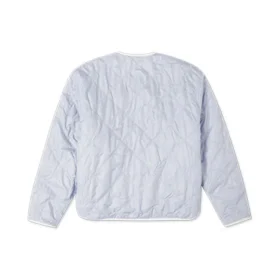Reversible Solid Color Sports Hoodless Padded Clothes Milk White