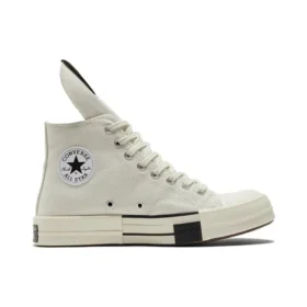 Rick Owens x DRKSHDW DRKSTAR Chuck 70 High “Egret”