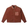 Seasonal Cord Padded Jacket Asia Sizing “Brown”