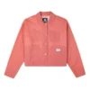 SHEER CHORE COAT TERRACOTTA PINK PINK