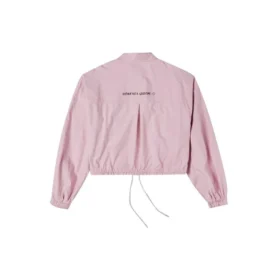 Small Logo Casual Shirt Jacket Pink Purple