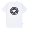 Splatter Paint Chuck Taylor Patch Graphic Tee Asia Sizing “White”