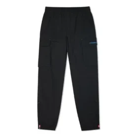 Woven Cargo Multiple Pockets Casual Jogging Sports Long Pants/Trousers Dark Black
